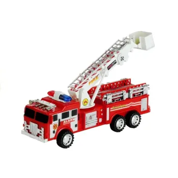 Zestaw Strażaka Straż Pożarna Wóz + Kask + Gaśnica