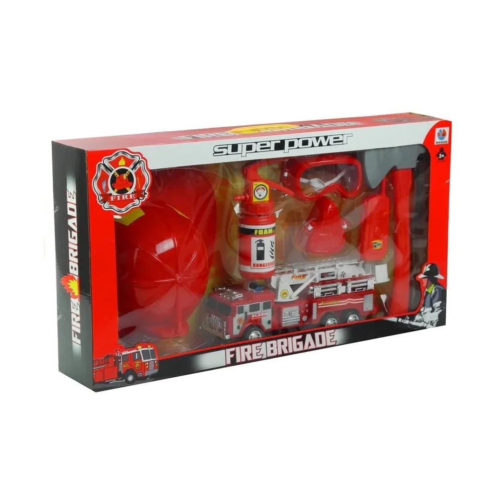 Komplet strażaka idealny na prezent i do zabawy grupowej