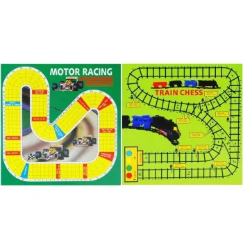 Kolorowa magnetyczna szachownica z pionkami w komplecie