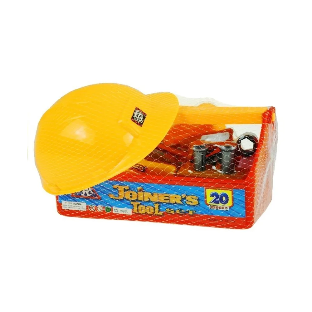 Zestaw zabawkowych narzędzi wspierający rozwój manualny u dzieci