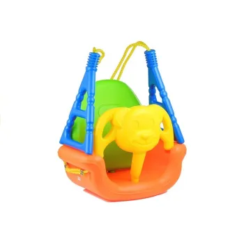 Huśtawka Miś 3w1 z antypoślizgową powierzchnią siedzenia