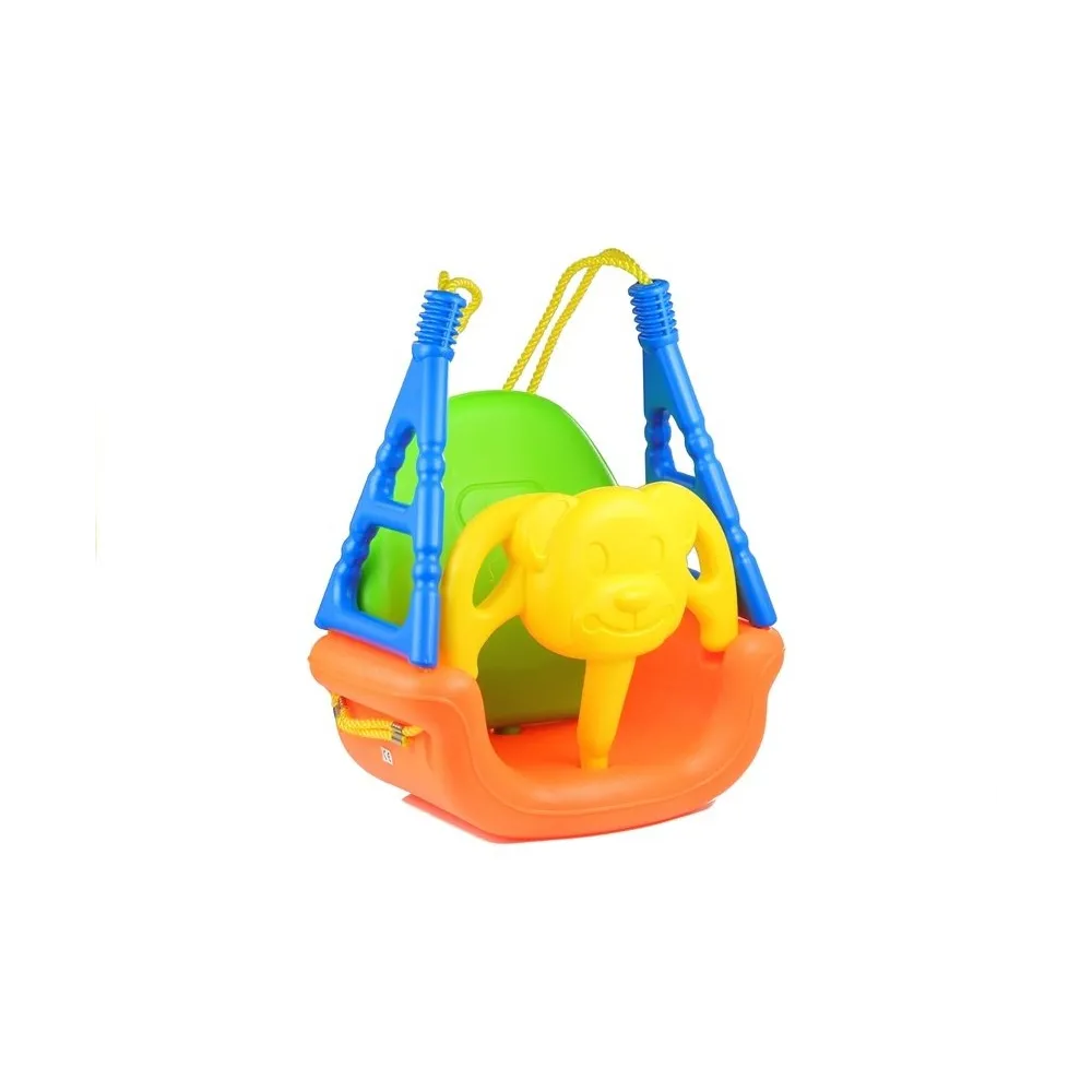 Huśtawka Miś 3w1 z antypoślizgową powierzchnią siedzenia