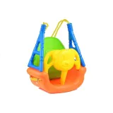 Huśtawka Miś 3w1 z antypoślizgową powierzchnią siedzenia