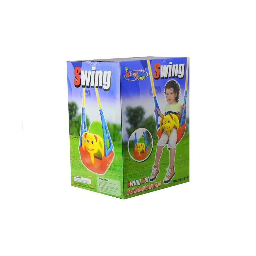 Kolorowa huśtawka kubełkowa na plac zabaw i do domu