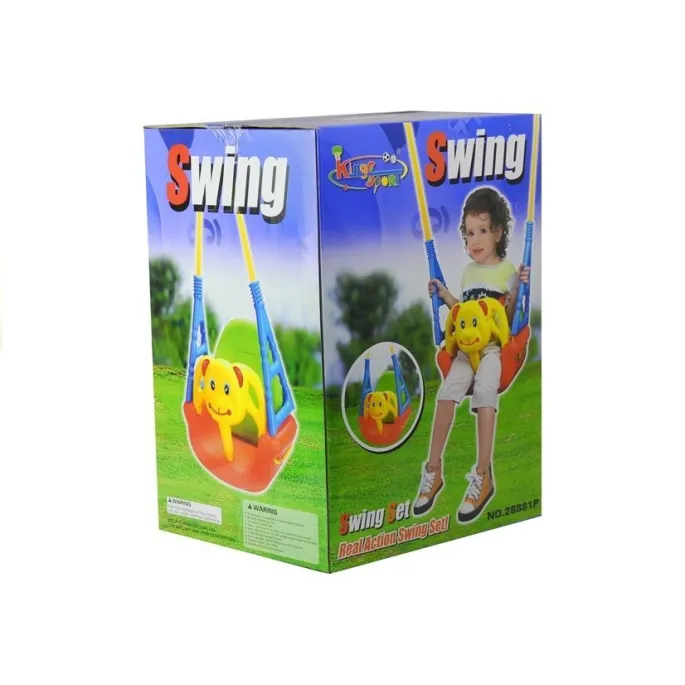 Kolorowa huśtawka kubełkowa na plac zabaw i do domu