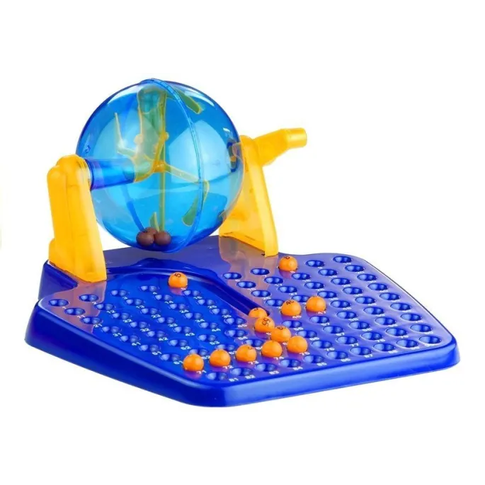 Zestaw plansz i żetonów do gry Bingo Lotto w wersji edukacyjnej