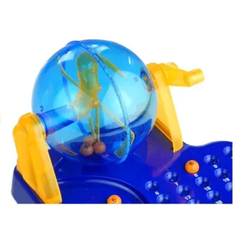 Kolorowe karty z numerami do rodzinnej gry Bingo Lotto