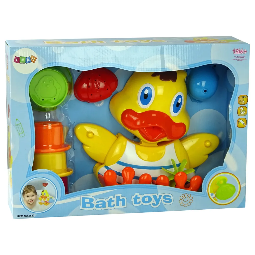 Kreatywny zestaw z kubeczkami i kaczuszką na prezent dla dziecka