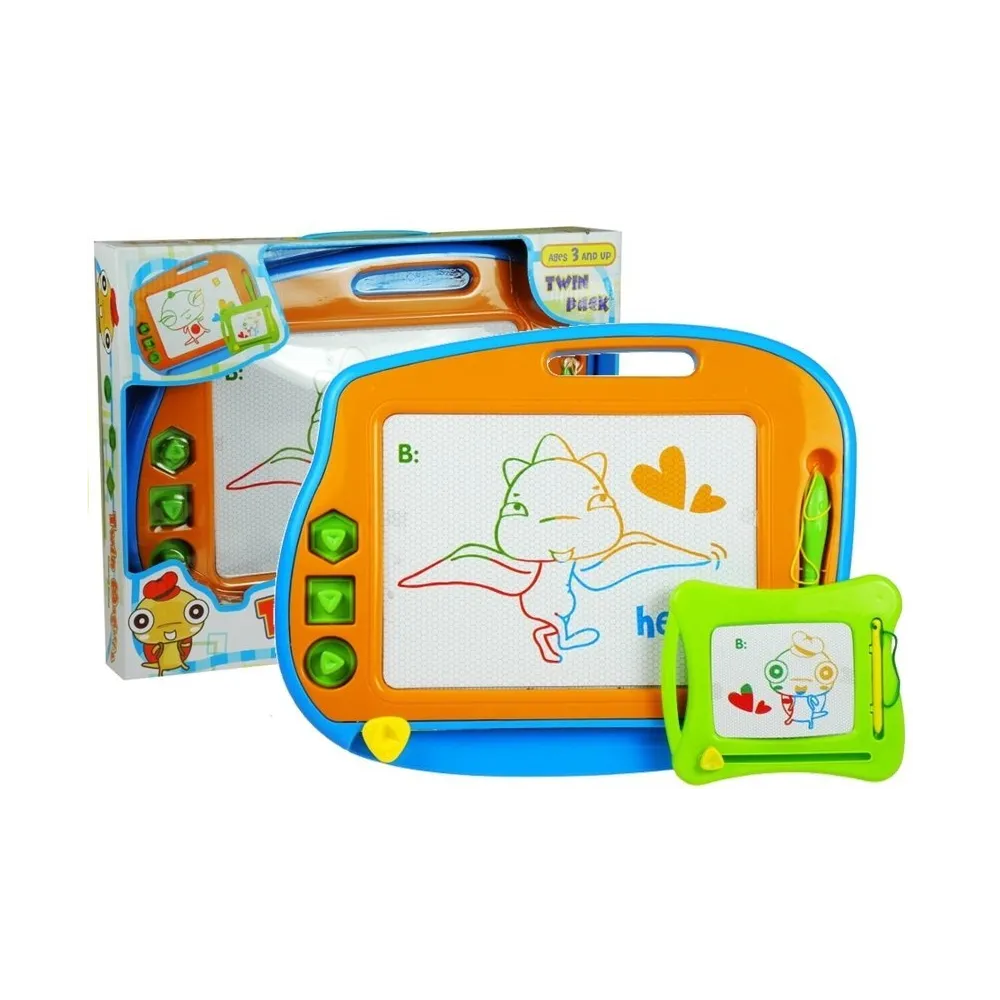 Znikopis Tablica Magnetyczna 2w1 Mała i Duża 3 Pieczątki