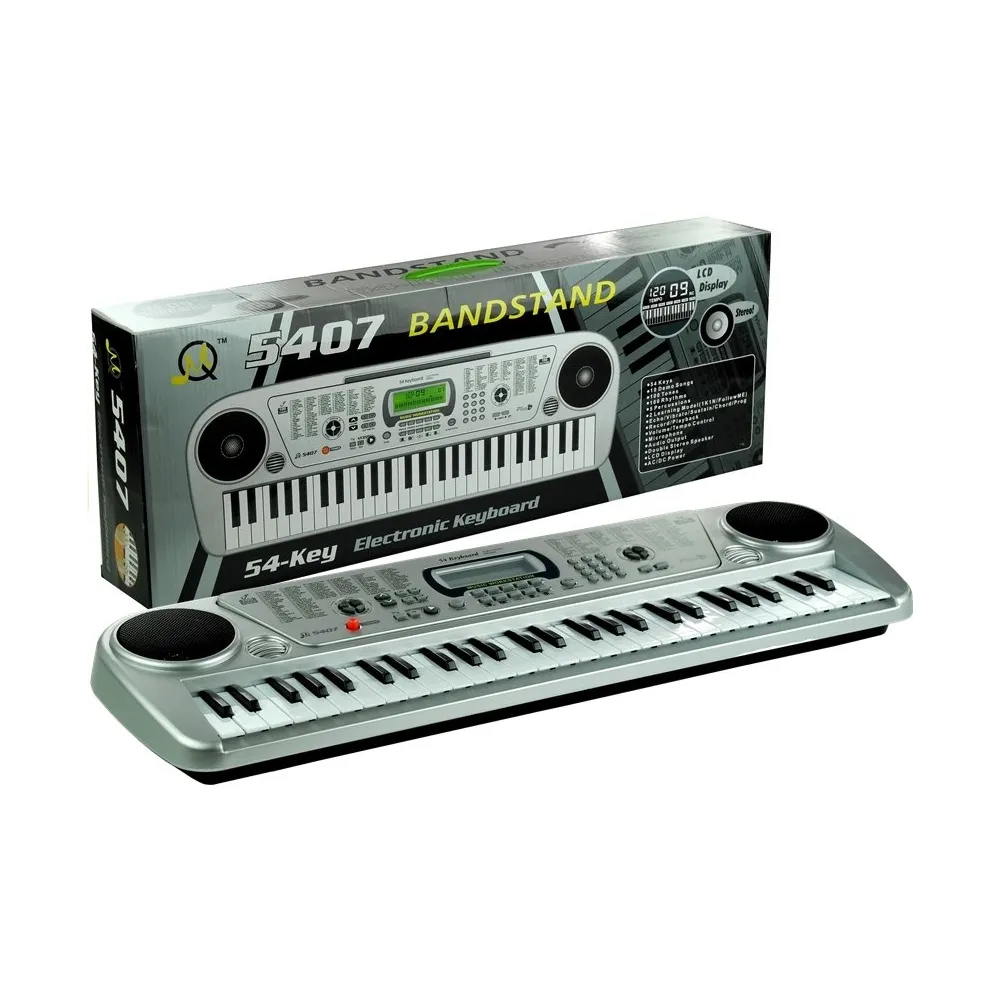 Keyboard MQ5407 z wyświetlaczem LCD i 54 klawiszami dla dzieci