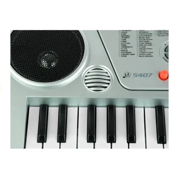 Kolorowy keyboard dziecięcy MQ5407 z regulacją dźwięku