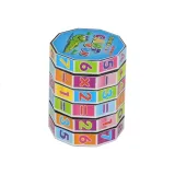 Kostka edukacyjna walec matematyczny układanka dla dzieci do nauki liczb