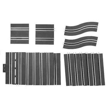 Kompletny zestaw torów z joystickami do sterowania autkami