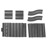 Kompletny zestaw torów z joystickami do sterowania autkami