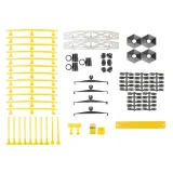 Elementy toru z podwójnymi pętlami i bandami ochronnymi