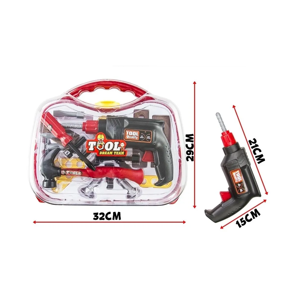 Walizka z akcesoriami do majsterkowania dla najmłodszych