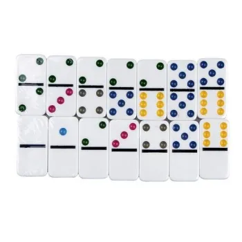 Gra Logiczna Domino Metalowe Opakowanie 28 Elementów