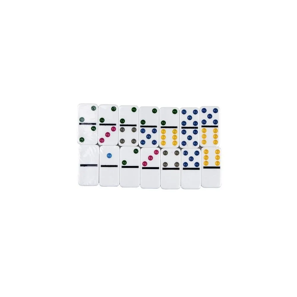 Gra Logiczna Domino Metalowe Opakowanie 28 Elementów