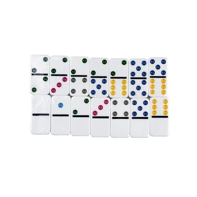 Gra Logiczna Domino Metalowe Opakowanie 28 Elementów