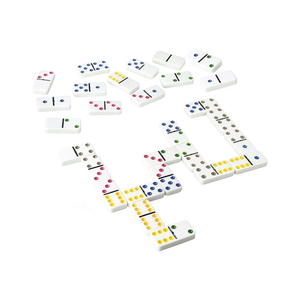 Gra Logiczna Domino Metalowe Opakowanie 28 Elementów