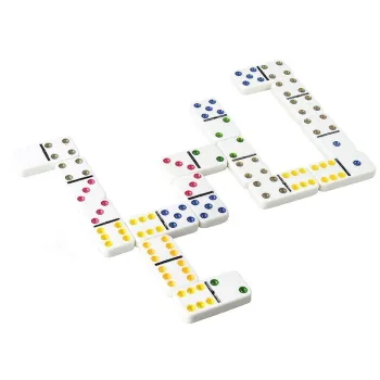 Gra Logiczna Domino Metalowe Opakowanie 28 Elementów