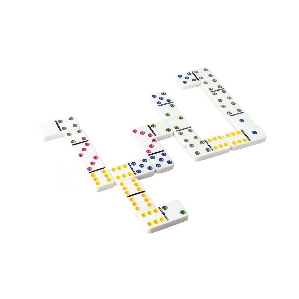 Gra Logiczna Domino Metalowe Opakowanie 28 Elementów