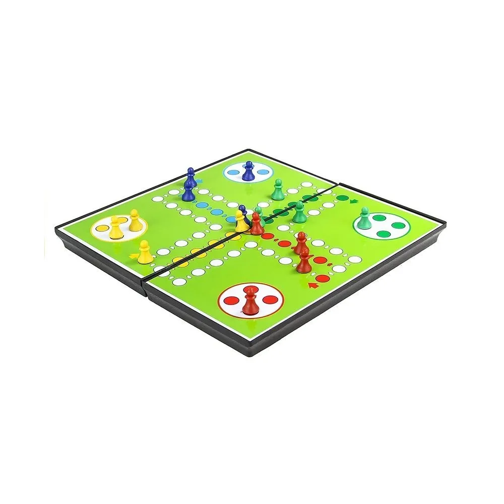 Plansza do gry w chińczyka i szachy z akcesoriami