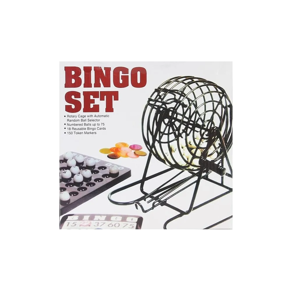 Kompletny zestaw do rodzinnej gry w Bingo Lotto