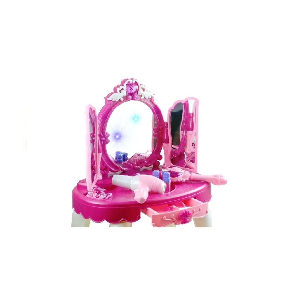 Zestaw do makijażu dla małej księżniczki z suszarką na baterie