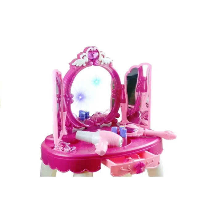 Zestaw do makijażu dla małej księżniczki z suszarką na baterie