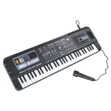 61-klawiszowy keyboard MQ-6102 z mikrofonem w zestawie edukacyjnym