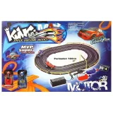 Elementy składowe toru samochodowego King na jasnym tle