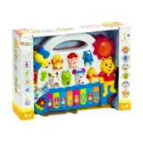 Zabawka pianinko muzyczne dla najmłodszych z dwoma wariantami kolorów