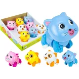 Nakręcany kotek zabawka chodząca z ruszającym się ogonkiem