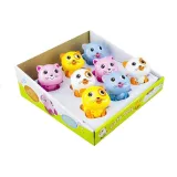 Kolorowa nakręcana zabawka kotek dla najmłodszych dzieci