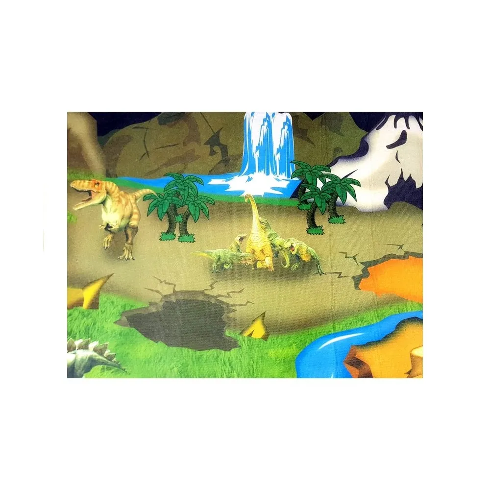 Miękka mata podłogowa dla dziecka z motywem dinozaurów