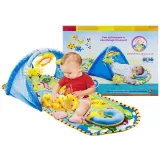 Miękka mata edukacyjna z kolorowym motywem farmy i zabawkami grzechotkami