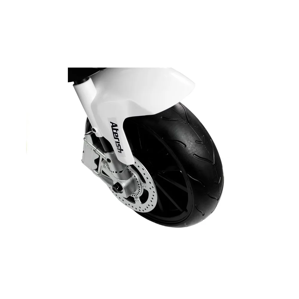 Dziecięcy motor BMW S1000RR – widok z przodu z owiewką