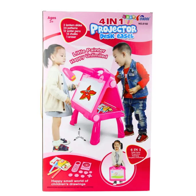 Zestaw do nauki rysowania i malowania z funkcją projektora dla dzieci