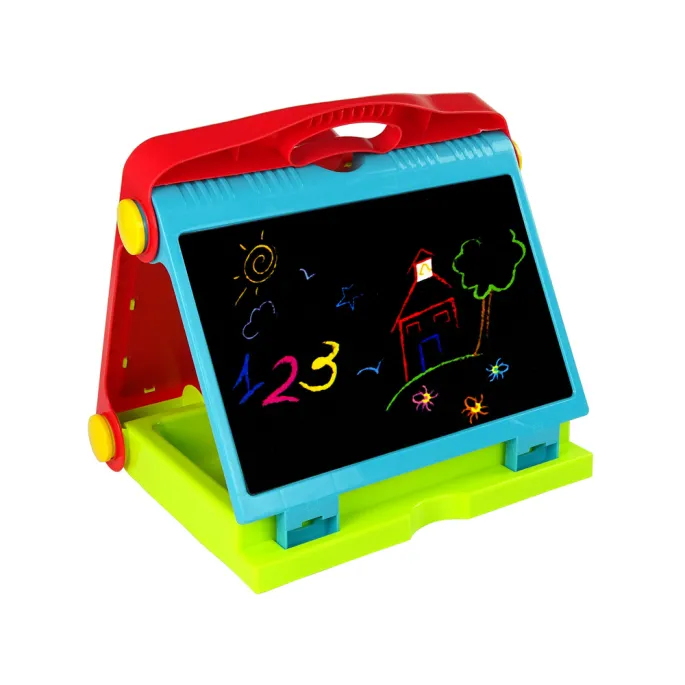 Tablica Składana w Walizkę Dwustronna 2w1 Na Kredę