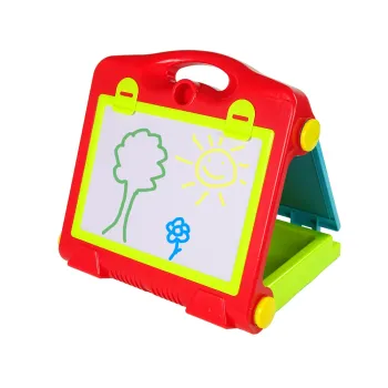 Tablica Składana w Walizkę Dwustronna 2w1 Na Kredę