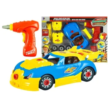 Zestaw montażowy auto z wiertarką dla dzieci