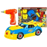 Zestaw montażowy auto z wiertarką dla dzieci