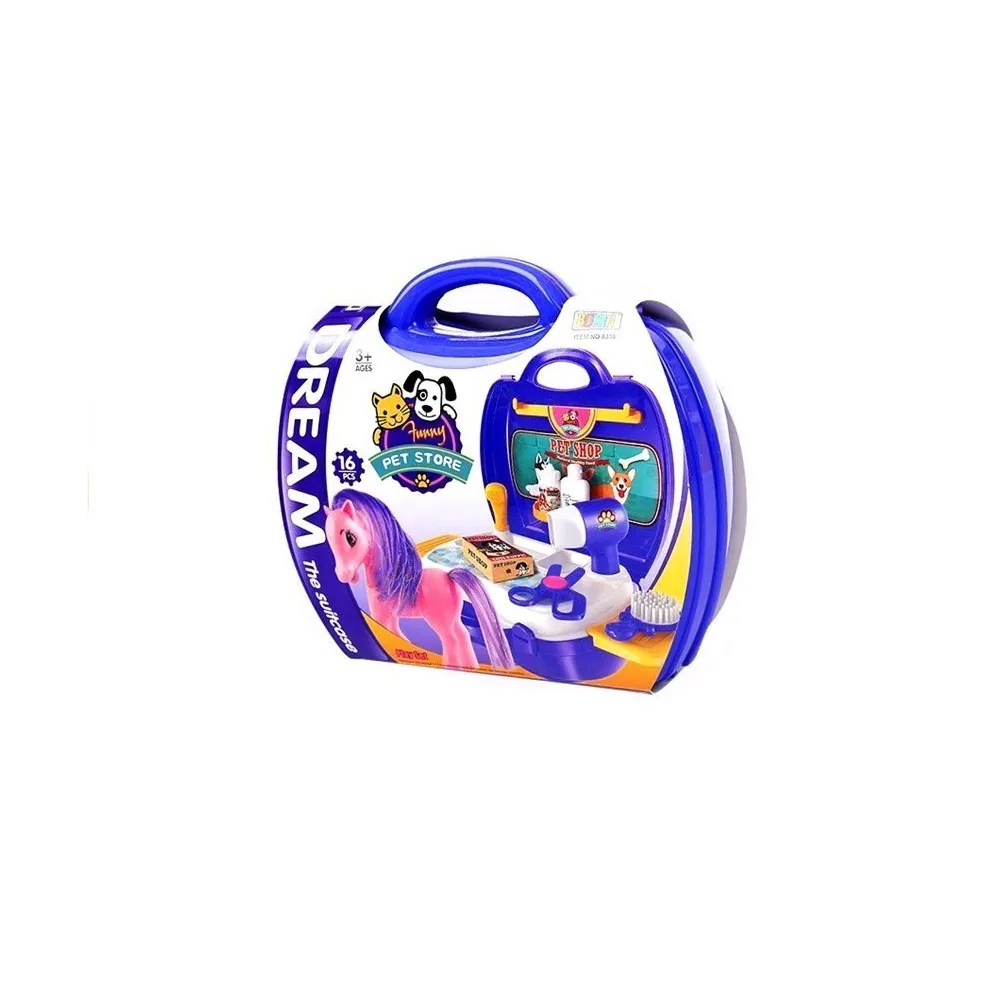 Zestaw kreatywny z akcesoriami dla małych miłośników zwierząt