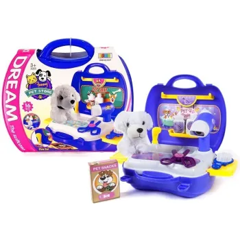 Zestaw Fryzjerski Piesek w Walizce – zabawka dla dzieci