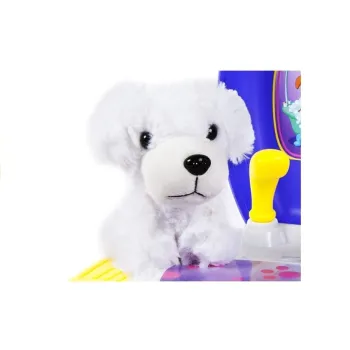 Suszarka, szczotka i nożyczki w zestawie fryzjerskim dla dzieci