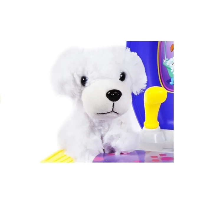 Suszarka, szczotka i nożyczki w zestawie fryzjerskim dla dzieci