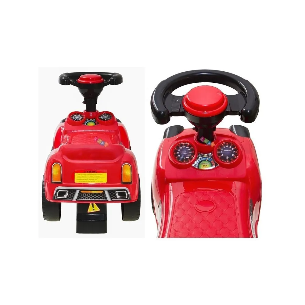 Sportowy jeździk do zabawy w domu oraz na świeżym powietrzu