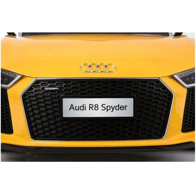 Auto na Akumulator Audi R8 Spyder Żółty Lakierowany