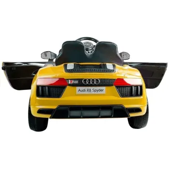 Auto na Akumulator Audi R8 Spyder Żółty Lakierowany